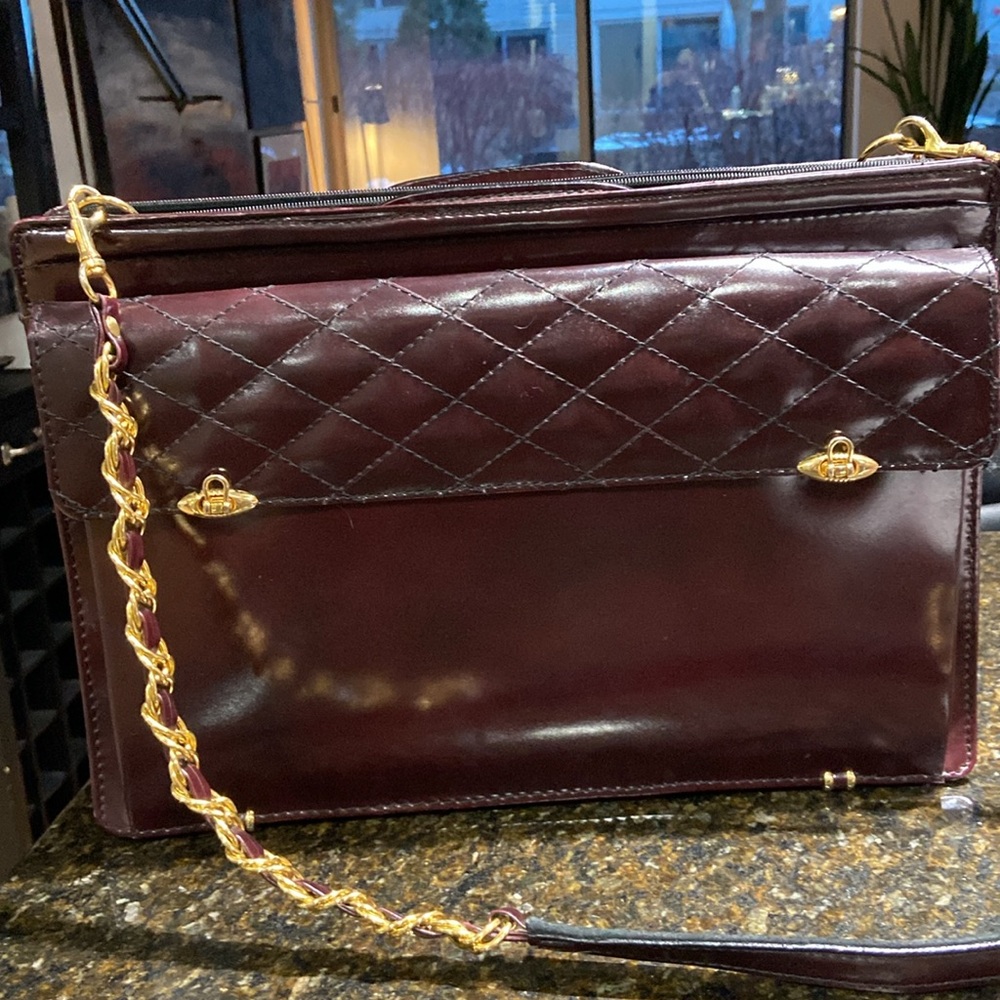 🇺🇸 Vintage Leather Briefcase- 1990’s - Picture 10 of 16